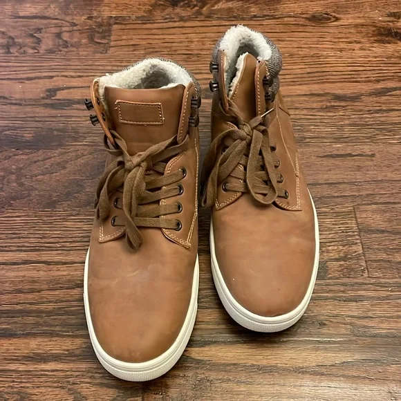 Express | Shoes | Express Mens Short Brown Boots | Poshmark display picture 1